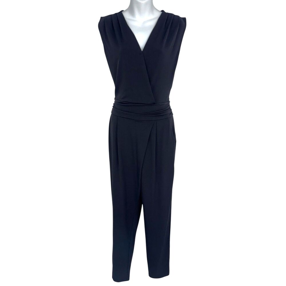 Michael Michael Kors Black Stretch Jumpsuit Size Small
